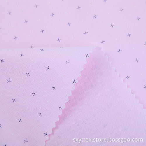 Impression de tissu de chemise faite sur commande d&#39;Oxford de polyester de coton
